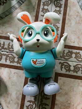 Product Review of LIVE COD robot baru, robot mainan anak, menari dengan musik dan, mainan elektrik, robot hewan, monyet, gajah, anjing, kelinci, harimau, sapi Electric Musical lampu toys from 🥀** 0