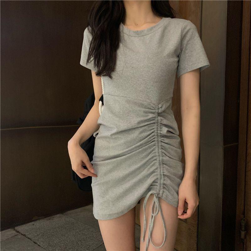 Product Introduction of Váy ngắn Tay Hàng Mới Về Mùa Hè, Phong Cách Hàn Quốc, Dáng Ôm, Phong Cách Học Viện, Váy Ngắn, Thích Hợp Cho Học Sinh Nữ, Váy Bạn Gái, Hợp Xu hướng, Làm Bằng Bông Thường Ngày 19