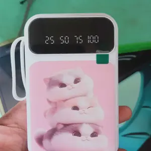 LENTIVEN Powerbank 20000mAh Mini with 4 usb fast charging LED Senter Display BH27