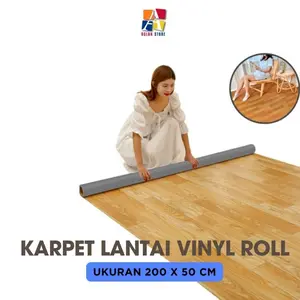 Karpet vinyl roll alas lantai gulungan tebal 0 7 MM panjang 50 CM Lebar 2 METER