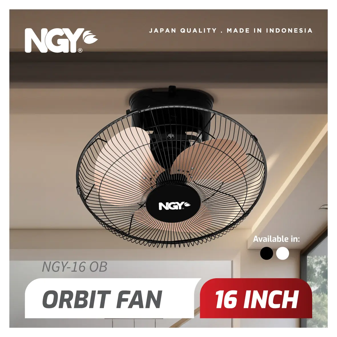 NGY Orbit Fan / Kipas Angin Plafon Orbit 16 inch | NG-16OB NAGOYA