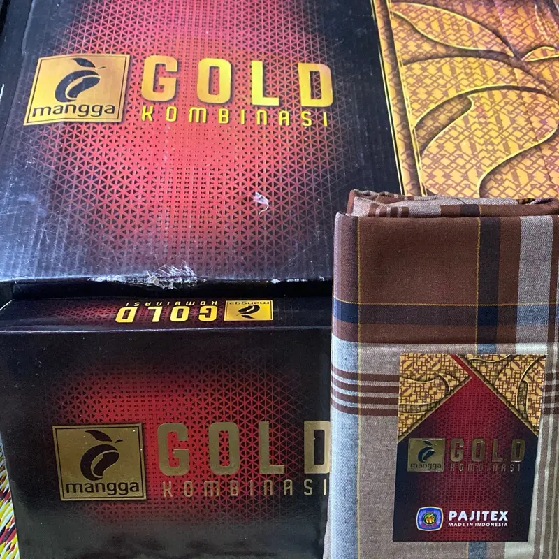 KAIN PELIKAT MANGGA GOLD KOMBINASI
