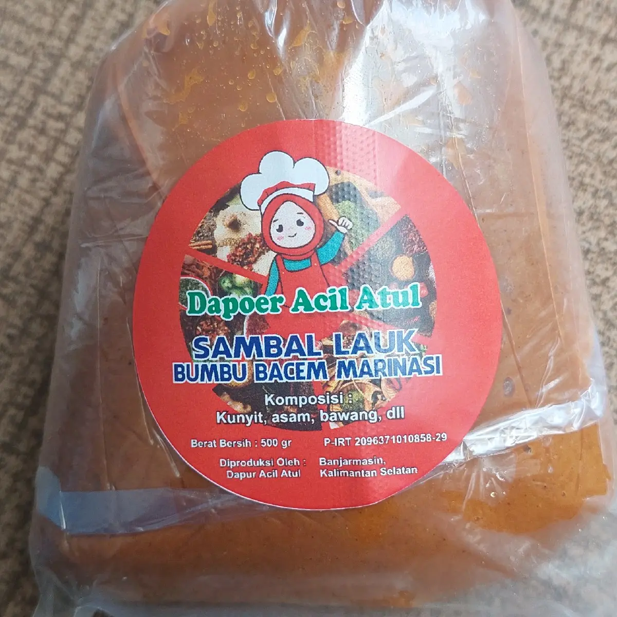 bumbu lauk sambal bacem marinasi Instan