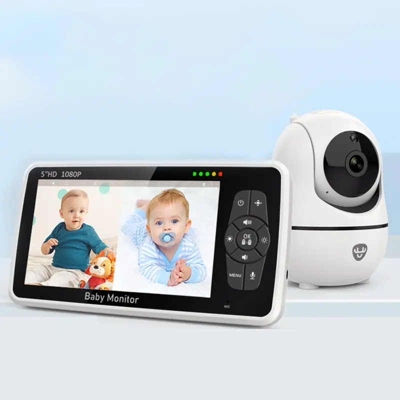 Deer Dad smart baby monitor home dual surveillance camera intercom digital signal dual surveillance mode 1080P resolution Two-way intercom