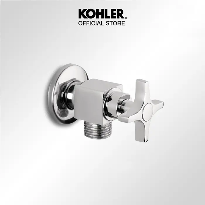 KOHLER Keran Stop / Valve / Krain Air with Handle Polished Chrome K-R12066T-B3-CP