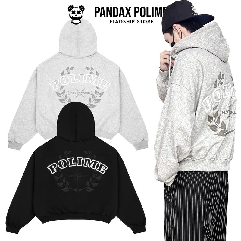 Khoác nỉ chân cua big boxy không xù áo khoác chống nắng thêu lên cổ cao thoáng mát bigsize pandax polime unisex nam nữ