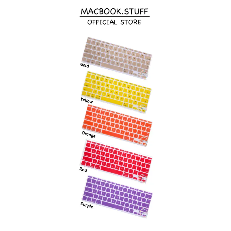Keyboard Protector Compatible for Macbook Pro Air M1 M2 M3 M4 Basic Colour 2