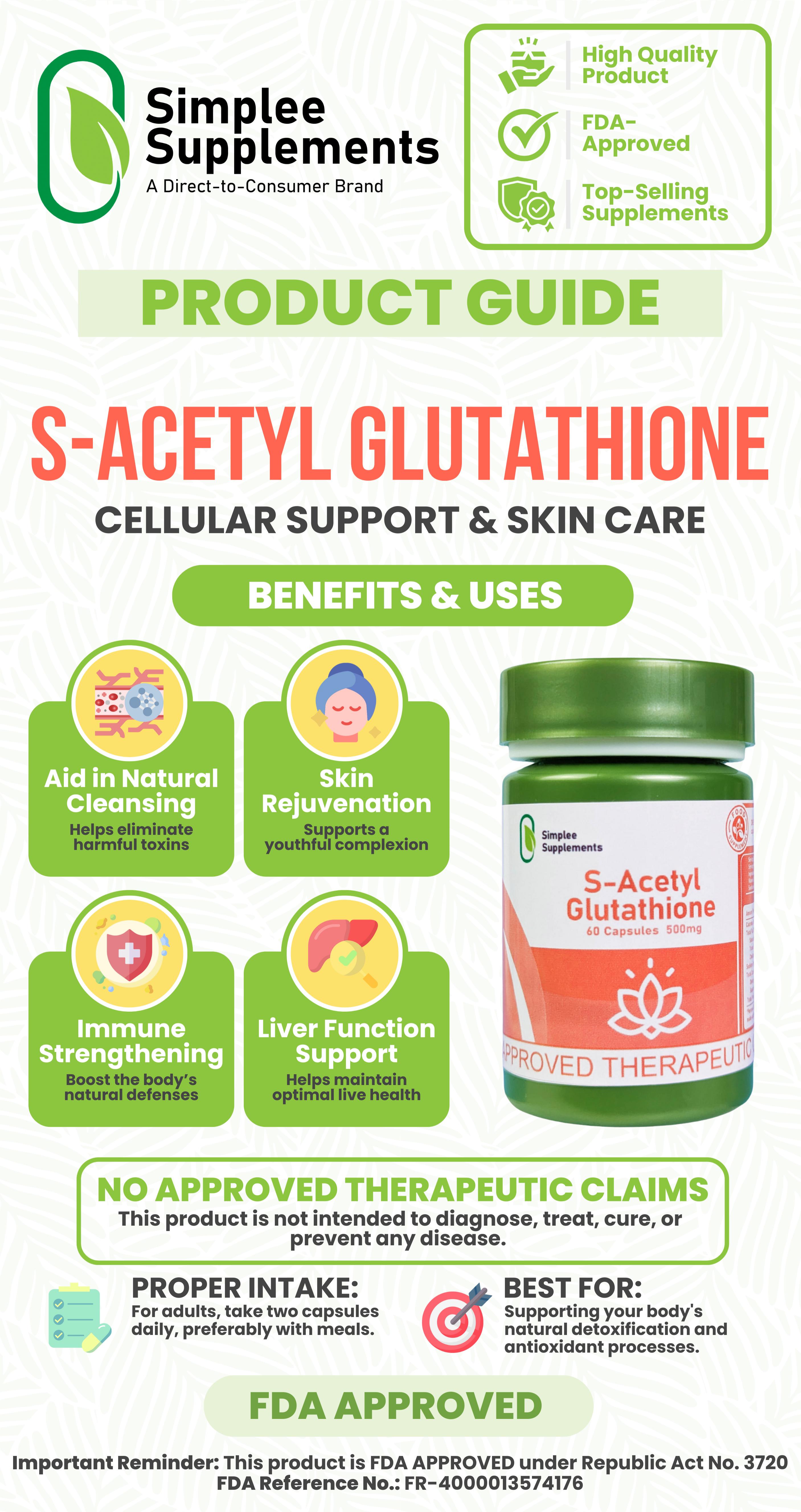 fda approved glutathione tablets Gorilla Mind