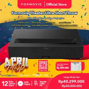 Formovie Theater 4K UHD Smart Projector 1800 ISO Lumens Android TV