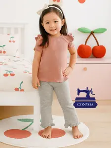 LEGGING CUTBRAY KERIWIL Anak Perempuan Rib Premium 1-6 Tahun