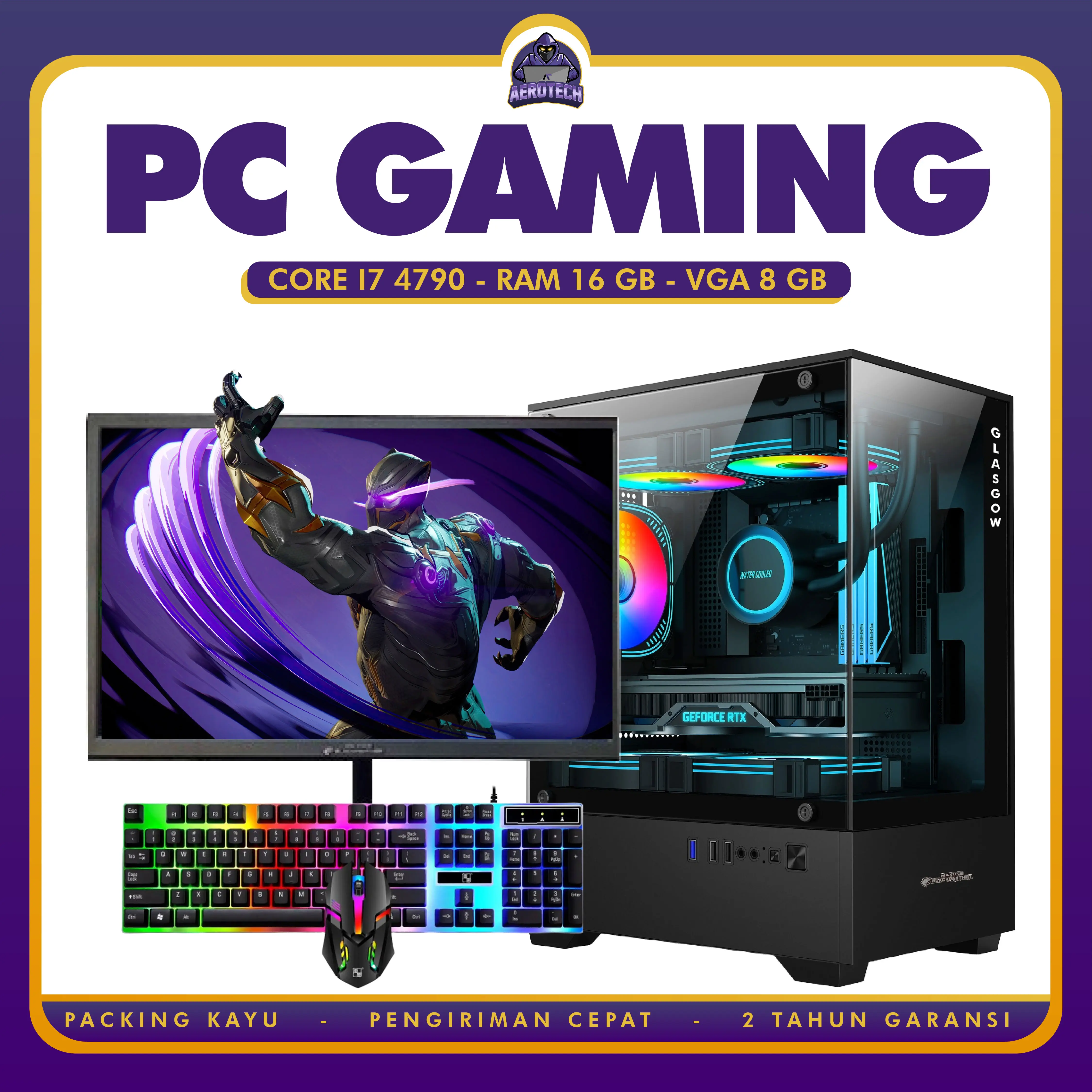 FULLSET - MONITOR 19 INCH