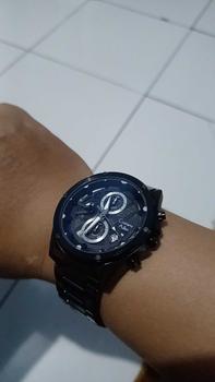 Product Review of CristianoAillenJamTanganPriaAnalog8895RantaiStainlessSteelChronographKacaSapphireWaterResistant3ATMWatchesWaterproof from u**8 0