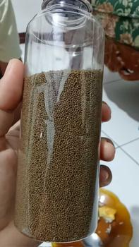 Product Review of Pelet mikro botol besar 100 gram untuk ikan cupang, Guppy, molly dllnya from E**n o**a 0