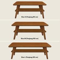 Gambar Toraya - Kaizen Meja Tamu Kayu: Meja Ruang Tamu/ Meja Tamu Minimalis/ Coffe Table - Natural, KCT-S80 dari TorayaLiving Kota Surabaya 3 Tokopedia