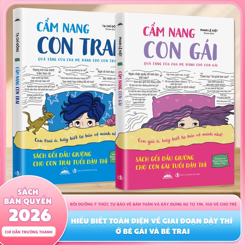 Sách - Cẩm Nang Con Trai, Con Gái: Sách gối đầu giường dành cho con trai, con…