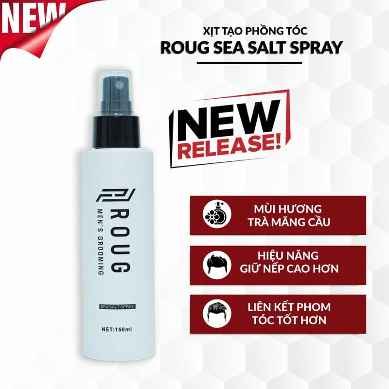 [FULL LINE BẢN MỚI] Bộ Sản Phẩm Tạo Kiểu Tóc ROUG MEN’S GROOMING , Sáp Roug Trắng, Sáp Roug Đen, Bột Roug, Bọt Roug, Roug Sea Salt | BigBuy360 - bigbuy360.vn