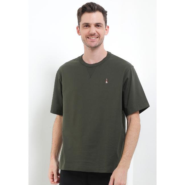 Gambar Hush Puppies Kaos Pria Script Olive - L dari Hush Puppies Official Store Kota Tangerang Tokopedia