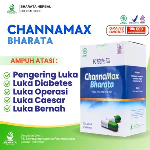 Channamax Bharata Herbal | Ampuh Atasi Luka Pasca Operasi, Luka Diabetes, Luka Caesar BPOM & Halal