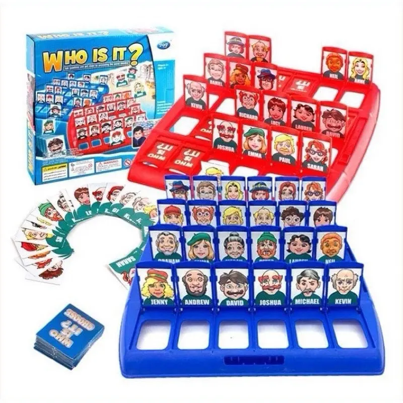 Mainan Anak Tebak Gambar Board Game WHO IS IT - Mainan Tebakan Gambar Best Seller Toys 0