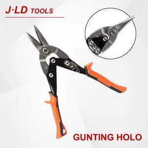 JLD Gunting Hollow 10"/12" Gunting holo heavy duty CR-V Gunting Seng Tin Snip Cutting Besi Baja