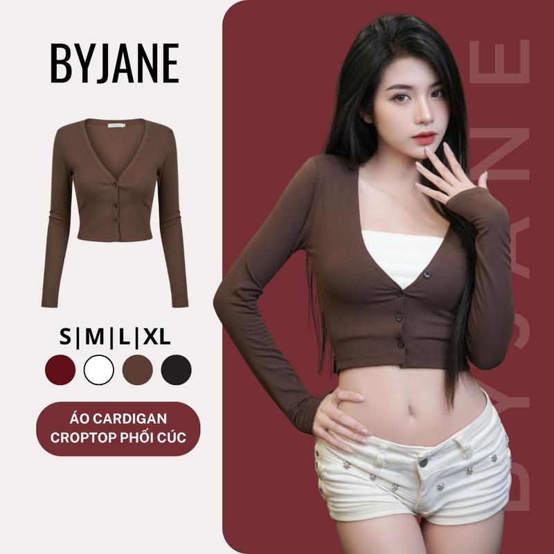 (MỞ BÁN) Áo cardigan Dáng Ngắn BYJANE-999