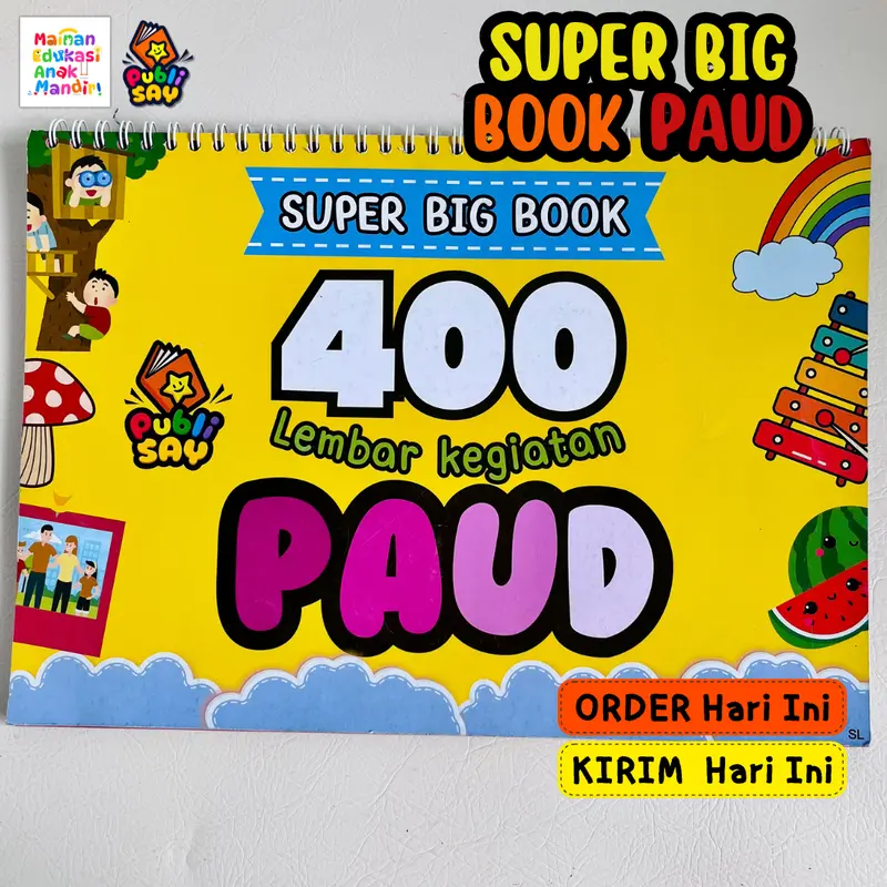 Meam Buku Aktivitas Dasar 365+ Halaman Buku Belajar Anak Paud TKa/TKb SD Buku Belajar Anak 2 3 4 5 6 7 8 Tahun