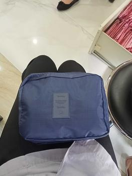 Product Review of PIFACIA Cosmetic Bag POLOS Tas Kosmetik Travel Bag Multifungsi from d**a 0