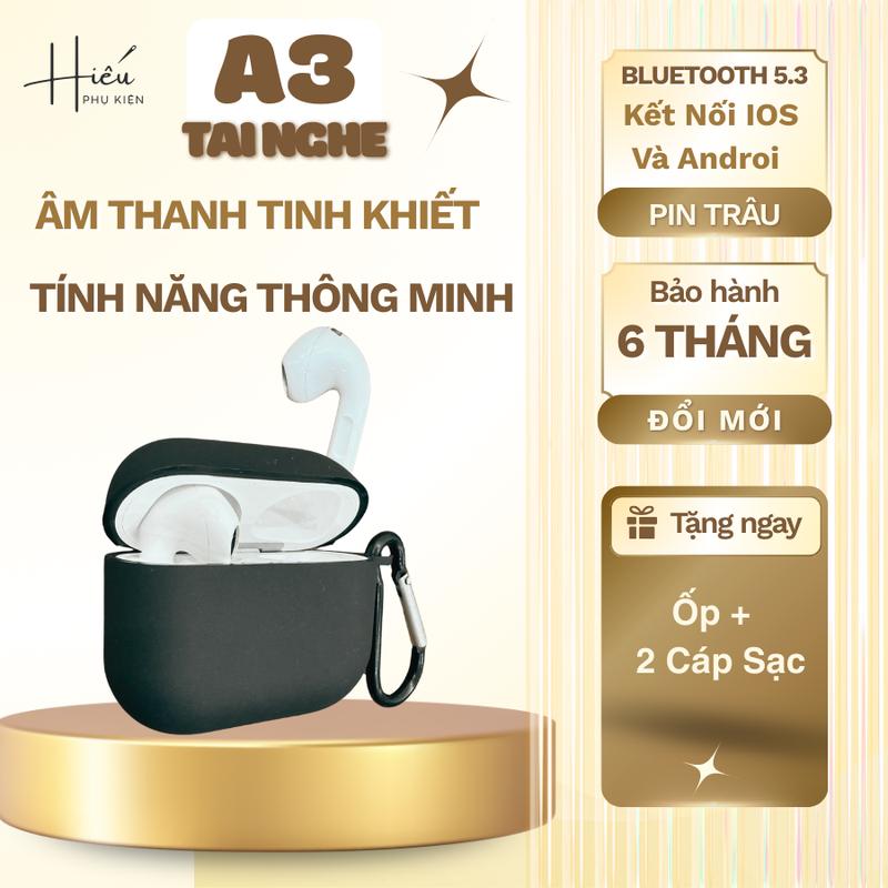 Tai Nghe Bluetooth LUX A3 Âm Thanh Hay Thiết Kế Sang Trọng. Pin Trâu. Nghe Gọi. Chơi Game. Bảo Hành 6 Tháng Tặng Ốp & 2 Cáp Sạc Phụ kiện. không dây