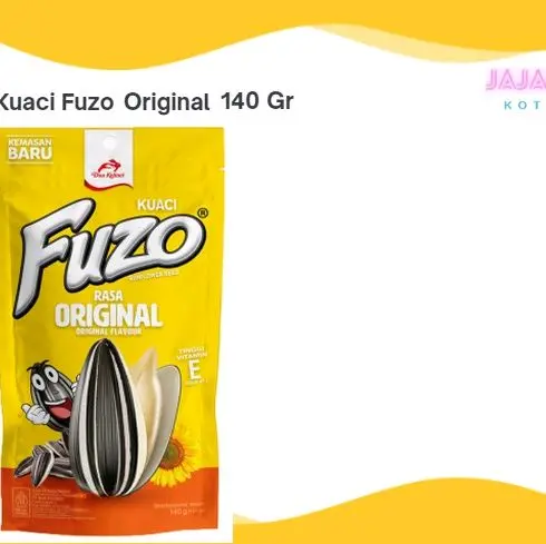 Dua Kelinci Kuaci FUZO Original 140 gram / FUZO Cokelat 130 gram
