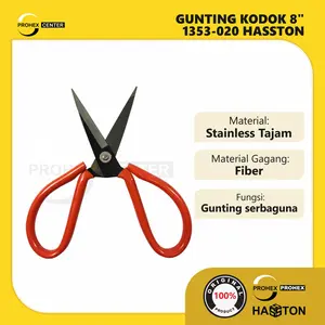HASSTON PROHEX - GUNTING MERAH GUNTING SERBAGUNA / GUNTING KULIT / GUNTING KODOk / GUNTING KAIN / KERTAS DLL