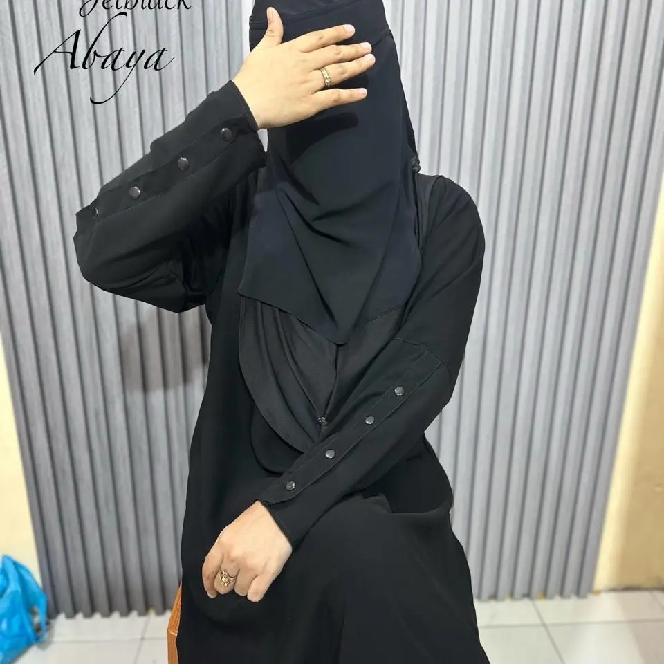 Abaya kanaya/abayajetblack/gamisbessic/abayahitam