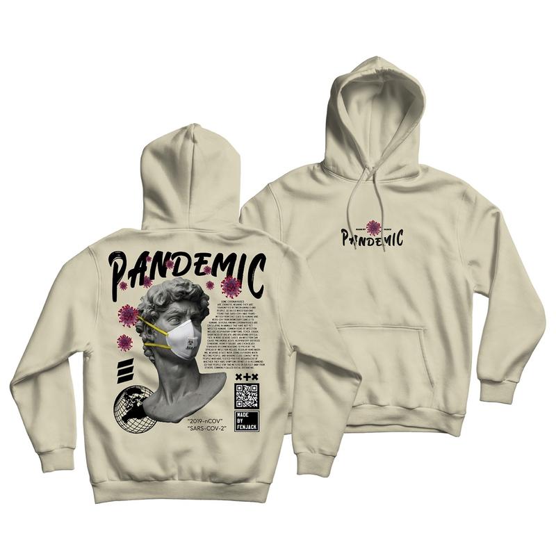 Foryou Hoodie Jumper PANDEMIC ( Sablon ) Pria & Wanita 5