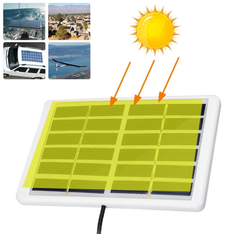 Product Introduction of 5W 6V Camera Surveillance Solar Panel Solar cell Board for Outdoor Portable Light Lamp Camera Power Supply with 3meter cable 19