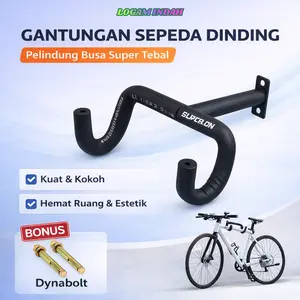 Gantungan Sepeda Dinding Tembok – Bracket Sepeda Dinding - Bracket Rak Cantolan BMX di Garasi, Kokoh & Mudah Pasang