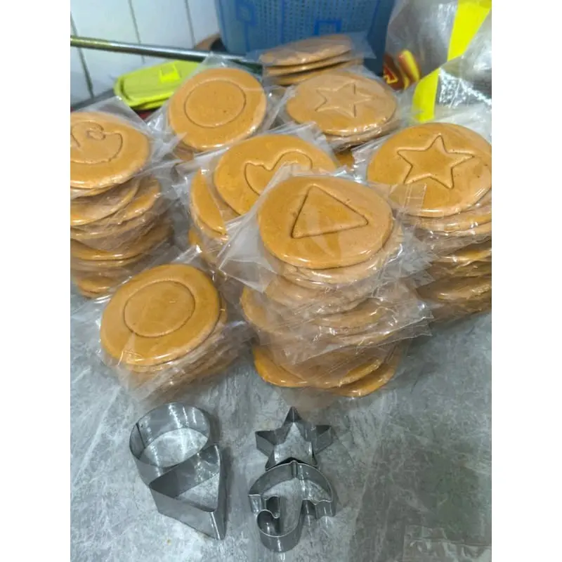 Permen Dalgona Squid Game isi 10 pcs Snack Rasa Permen - Food
