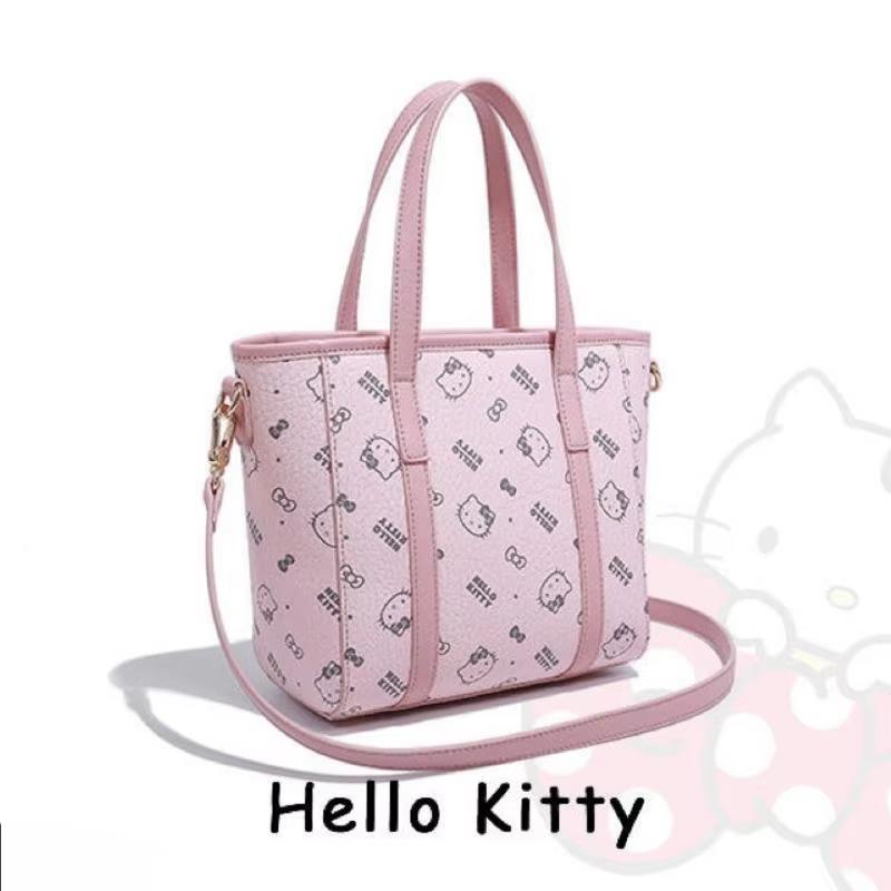 Product Introduction of Túi Tote Hello Kitty, Sanrio, In Cổ Điển, Túi Xách Đeo Một Bên Vai, Dung Lượng Lớn, Làm Bằng Chất Liệu PU, Thích Hợp Cho Bé Gái 3