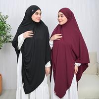 Gambar Bella Alisha - Khiban (Khimar Bandana) Fadia Long Size Bahan Jersey ITY Korea Quality - Affogato dari Bella Alisha Hijab Kota Tasikmalaya 5 Tokopedia