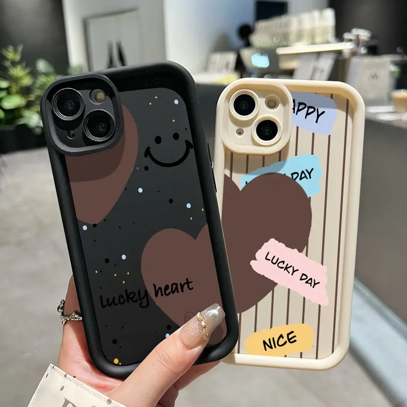 Casing Hp Untuk Samsung Galaxy A06 A05 A05s M05 F05 Case Kartun Hati Lucu Casing ponsel silikon lembut kasing  Anti guncangan Cesing pelindung lensa Penutup Softcase Kesing 5