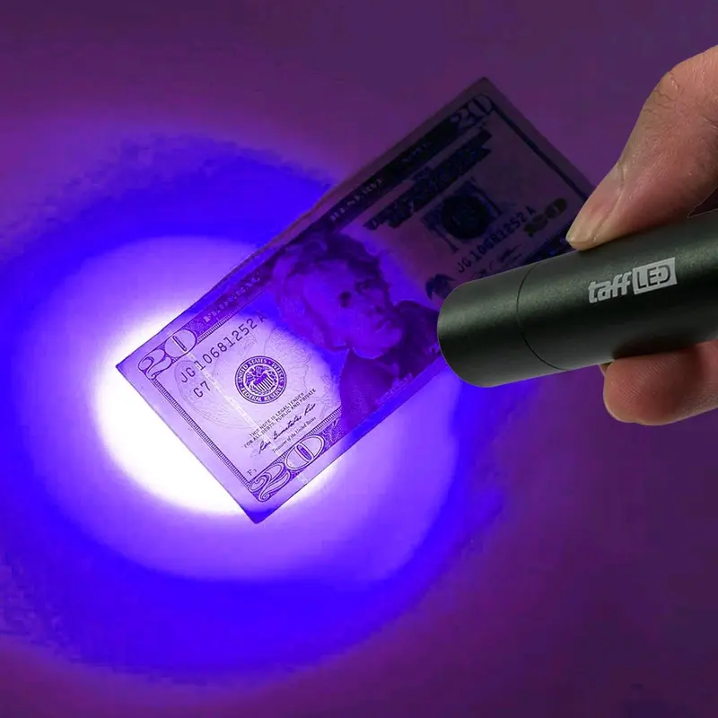 Senter UV Pet Urine Fungus Detection Money Detector 365nm 4