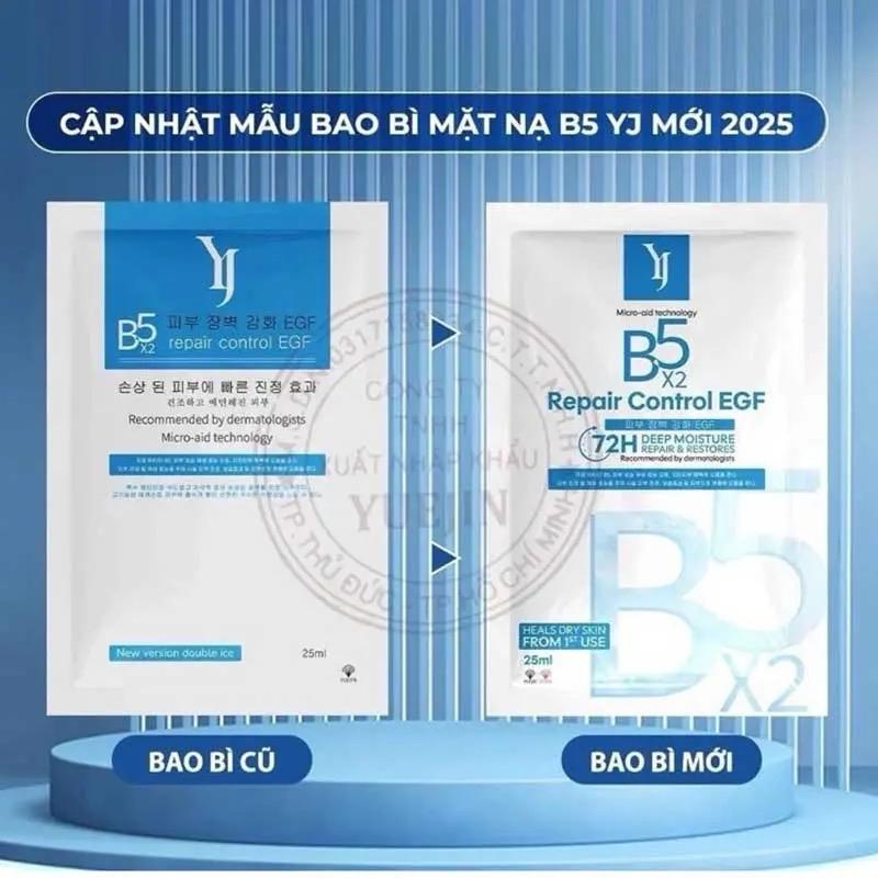   Mẫu Mới  Mặt Nạ Yuejin B5 Phục Hồi Cấp Ẩm 25ml Skincare Mask Dưỡng Ẩm Da Làm Đẹp Da Dưỡng Da Mặt Cho Mặt Đắp Mặt Nữ PHARMA 