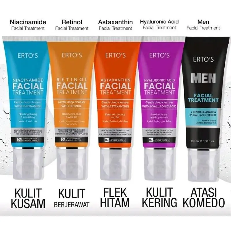 Ertos Facial Treatment Varian - Astaxanthine - Hyaluronic Acid - Retinol - Niacinamide