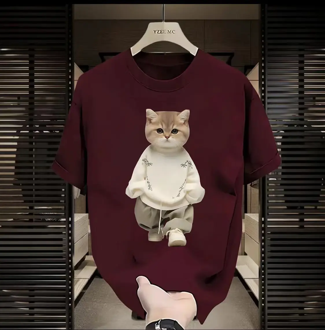Trendy new loose-fitting summer pure cotton short-sleeved casual high-end men's and women's short-sleeved T-shirts trendy versatile round neck tops
