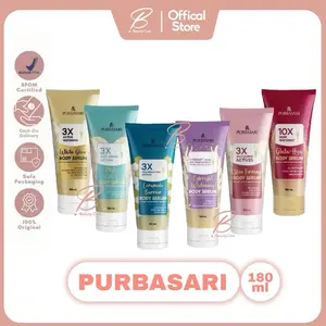 [READY SIAP KIRIM] Purbasari Body Serum 180 ml | Body Serum White Glow | PURBASARI Gluta Hya Viral