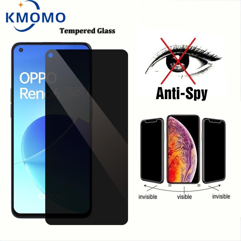 Cường lực Kính cường lực Full màn bảo vệ màn hình chống nhìn trộm For OPPO Reno 11F 5G 8T 8 8z 7 Pro 7z 6 6z 5 5F 4 4G 3 2z 2F 6.4