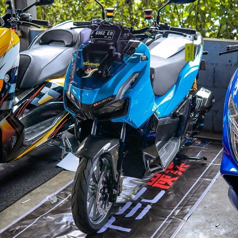 Visor Adv150 Street V2 Visor Adv160 Street X2 Windshield Adv street V2 tebal 3mm Motorcycle 4