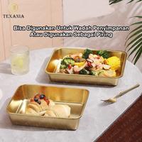 Gambar ⟪ ISCHAINDYOFCI ⟫ TEXANIA BELI 2pcs Free 3pcs Food Box GOLD Stainless Steel - Bisa di Microwave / Oven - Bisa di kulkas FREE 1 SET PISAU PINK - Foodbox GOLD isi 5 - Set pisau isi 4, PO dari Texania house ware store Kab. Tangerang 5 Tokopedia