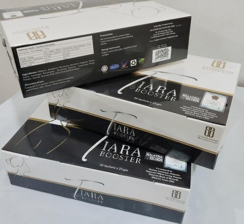 Product Introduction of TIARA BOOSTER Syrup/Beverage 100% Original (30 Sachets/Box) 8