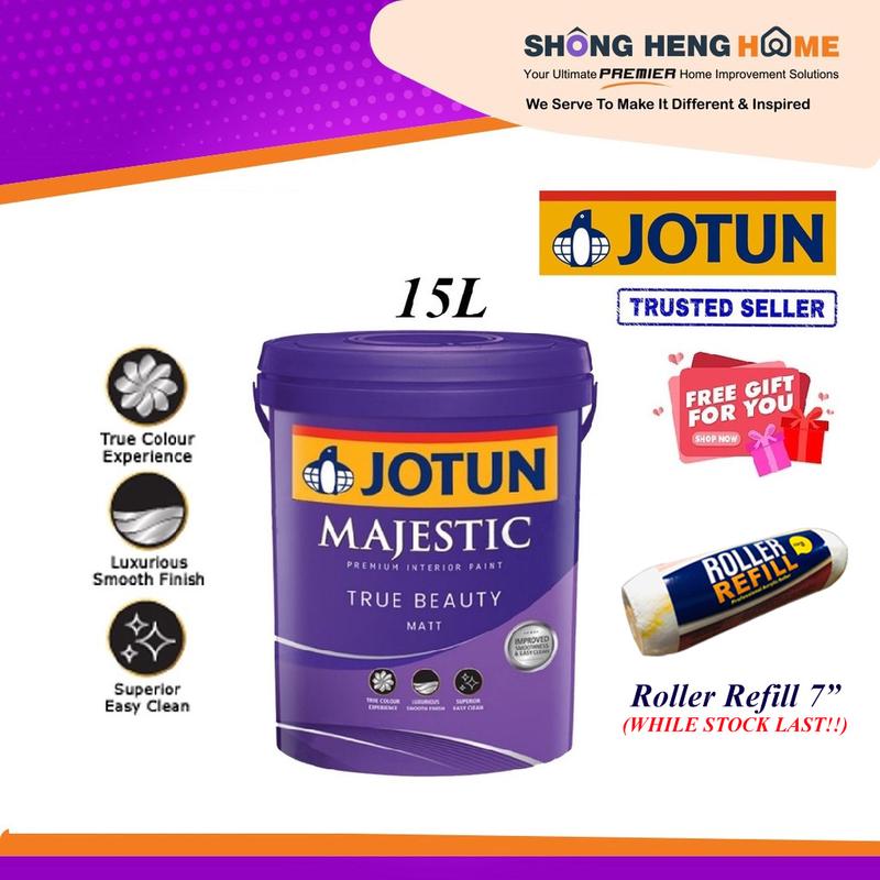 15L - JOTUN Majestic True Beauty Matt (Color Option) | Interior ...