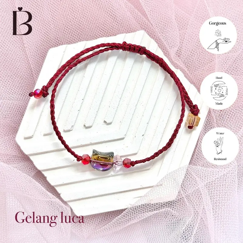 GELANG LUCA • gelang lucu•gelangtali premium•gelang aesthetic•gelangtali simpel• gelang perempuan 1
