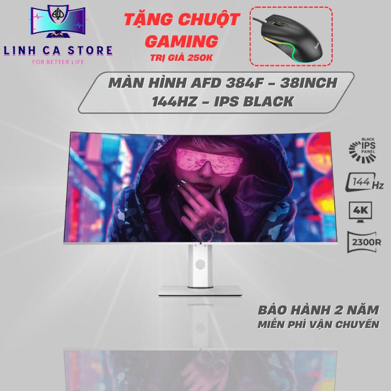 Màn hình cong ultrawide AFD 384F cong 38in/4K (WQHD)/IPS BLACK/TypeC/144Hz/Loa/2300R 1